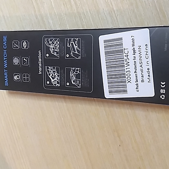 4 pack Screen protector clear for Apple Watch 7 - Picture 2 of 5